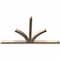 Ekena Millwork Richland Smooth Timber Gable Bracket, Douglas Fir, 84"W x 49"H x 3 1/2"D x 3 1/2"F, 14/12 Pitch GBW084X49X0404RIC00SDF - alternate 2